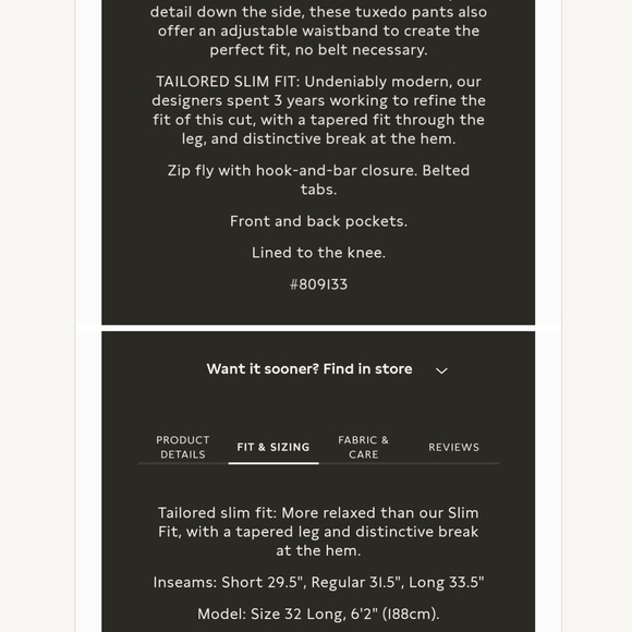 Banana Republic Irish Linen Tuxedo pants taupe 35S Bnwt - Picture 4 of 12